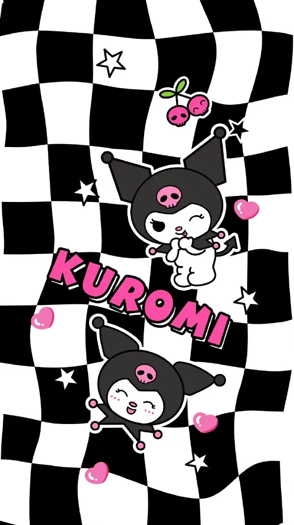 Hình nền kuromi và cinnamoroll Kawaia Kawai