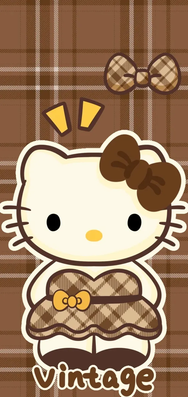 Hình nền Hello Kitty Hello Kitty Wallpapers Hello Kitty Wallpapers Hello Kitty hình nền màu nâu cute Wallpapers