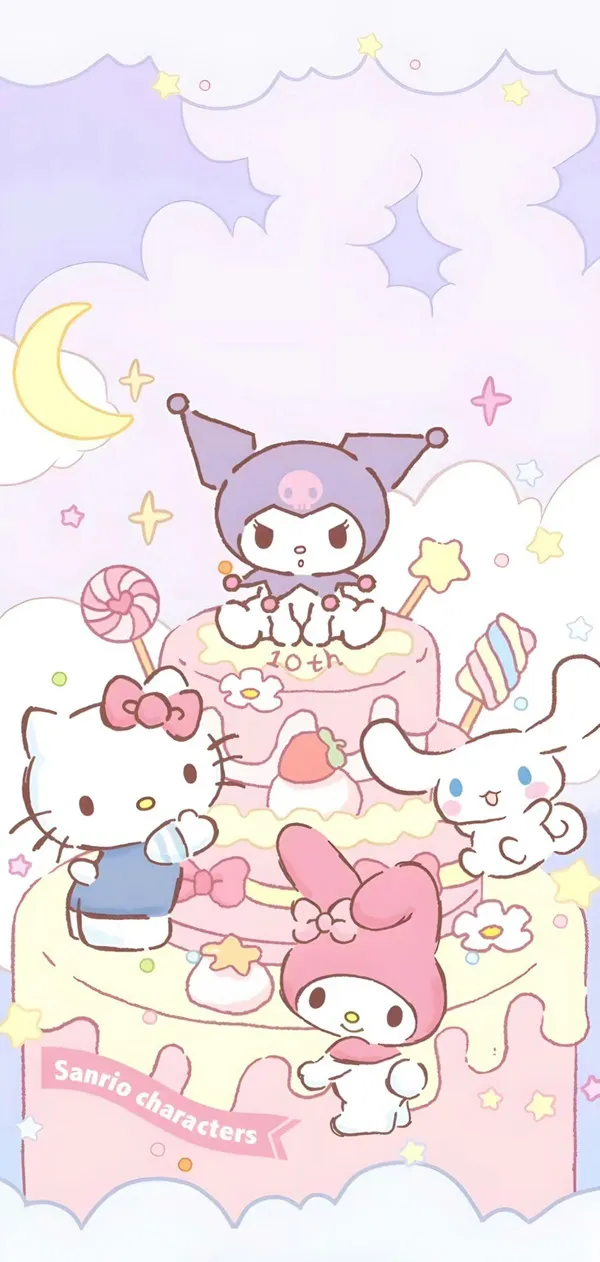 Hình nền Hello Kitty Hello Kitty Wallpapers Hello Kitty hình nền máy tính kuromi Wallpapers Hello Kitty Wallpapers