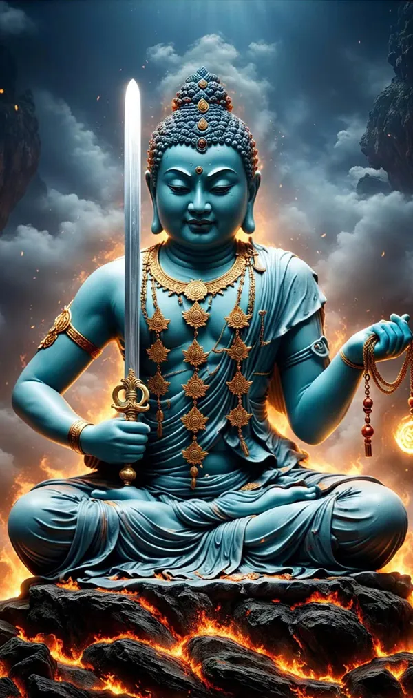 Hình nền bức tượng của Lord Shiva hình nền phật